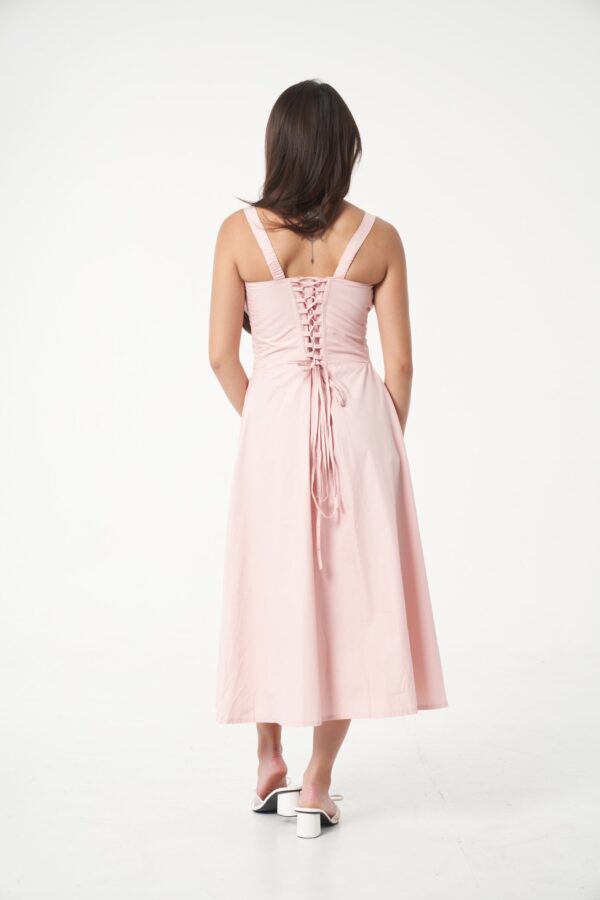 Lola Bustier Midi Dress - Image 4
