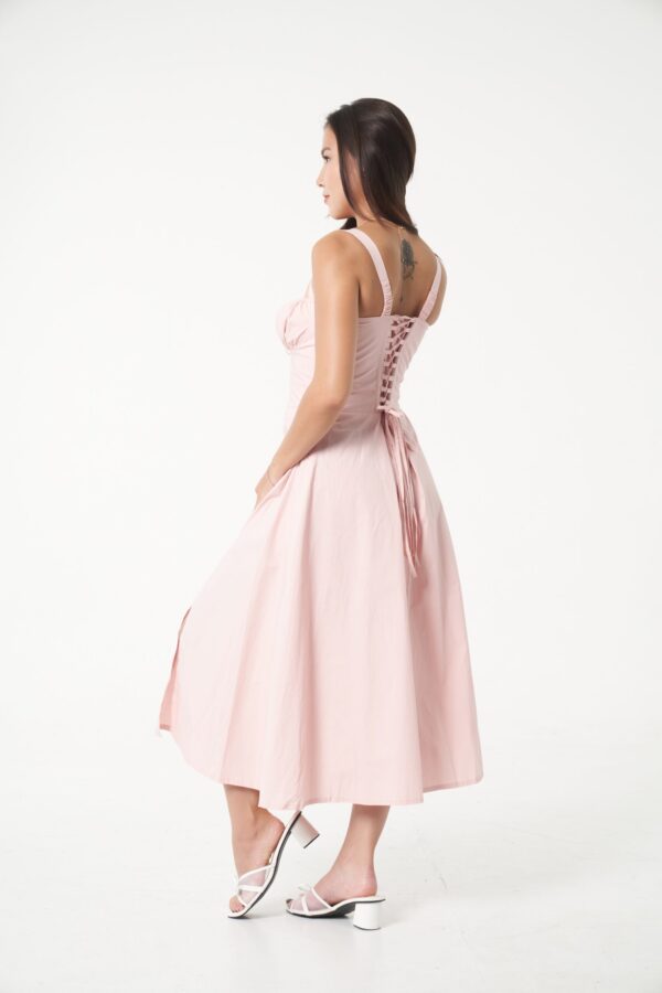 Lola Bustier Midi Dress - Image 3