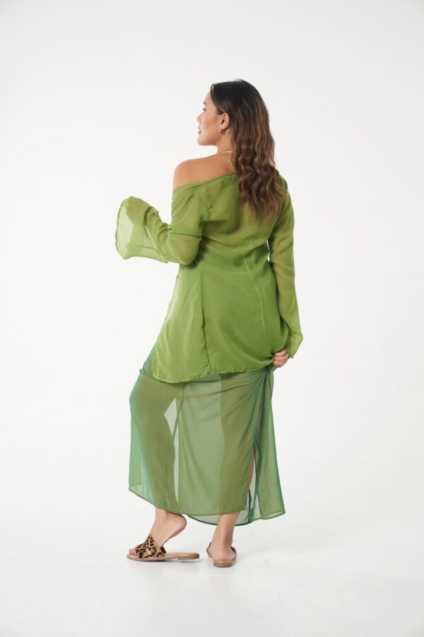 Thaya Sheer Kimono Set - Image 3