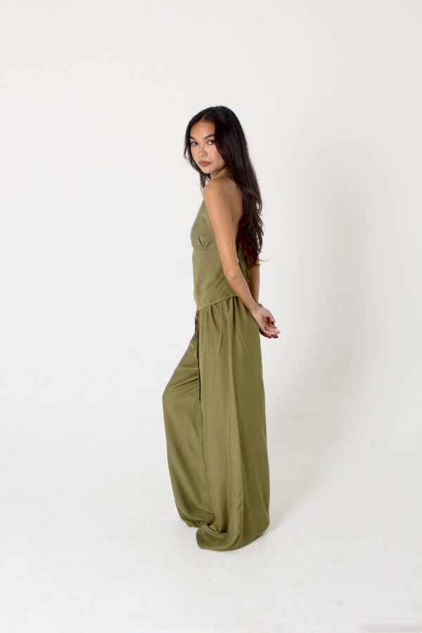 alifa cotton silk olive side2
